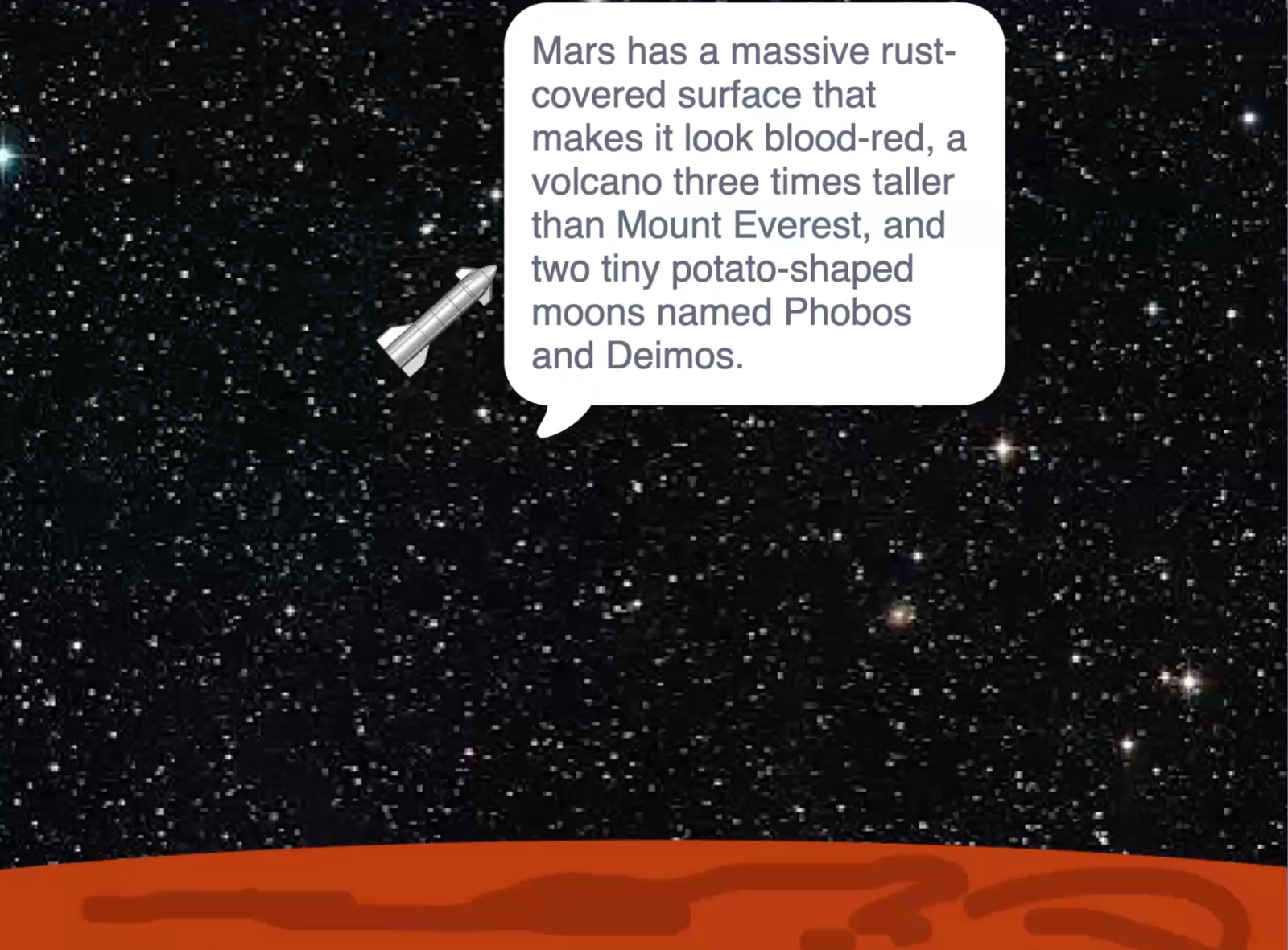 Space Explorer, a student project